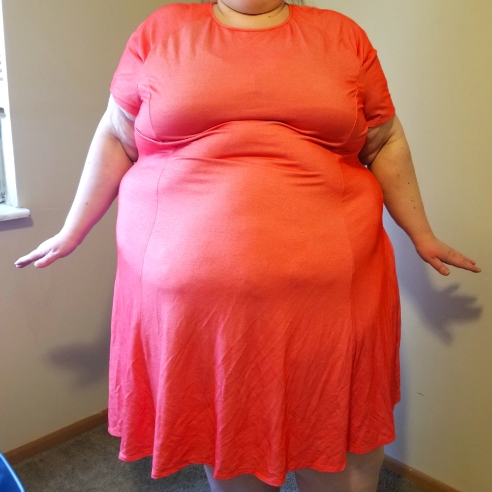 Hutch peach dress